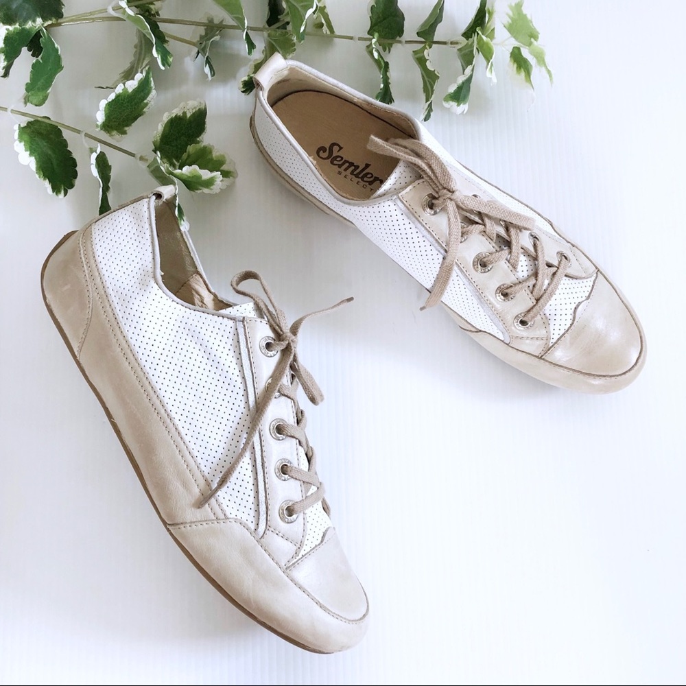 Semler Nele Brogue Sneakers Lace Up Perforated 11